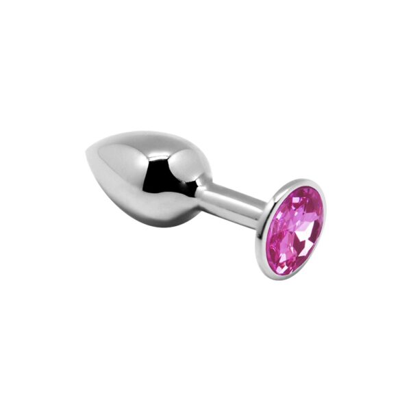 Plug métal bijou rose S – Alive