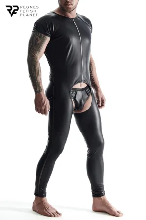 Combinaison ouverte en wetlook – Regnes - 94edenstreet.com - sexshop en ligne