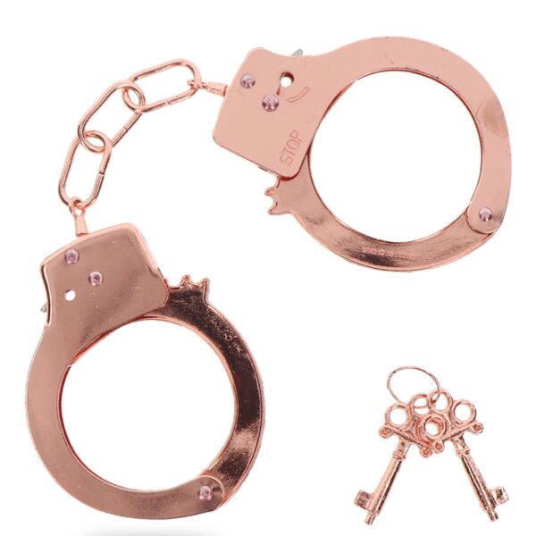 Menottes métal rose gold – Toy Joy