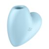 Double stimulateur Cutie Heart bleu – Satisfyer - 94edenstreet.com - sexshop en ligne