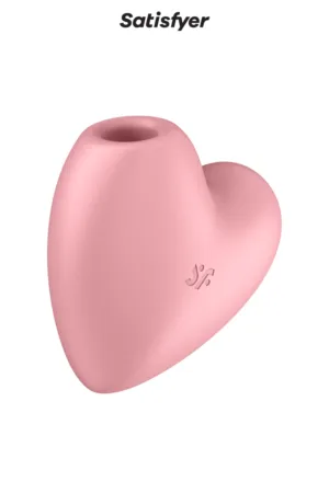 Double stimulateur Cutie Heart rose – Satisfyer - 94edenstreet.com - sexshop en ligne