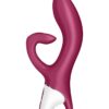 Vibro Rabbit Embrace Me Bordeaux – Satisfyer - 94edenstreet.com - sexshop en ligne