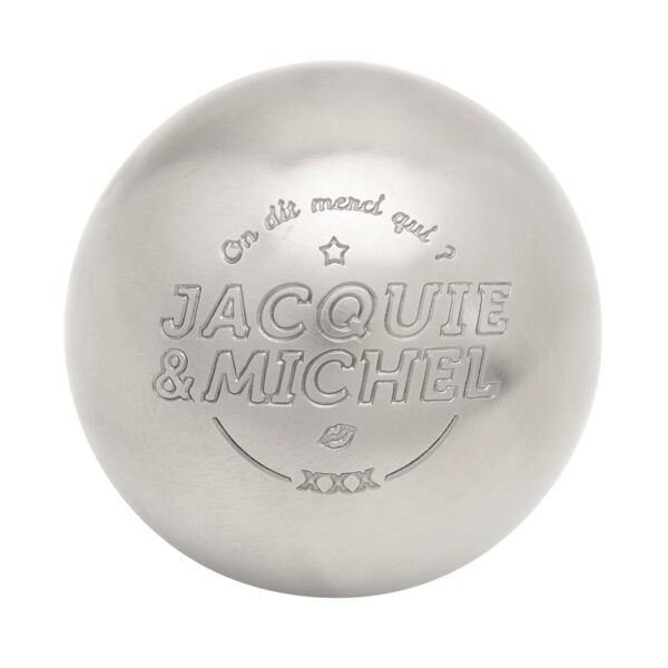 Boules de pétanques Jacquie et Michel