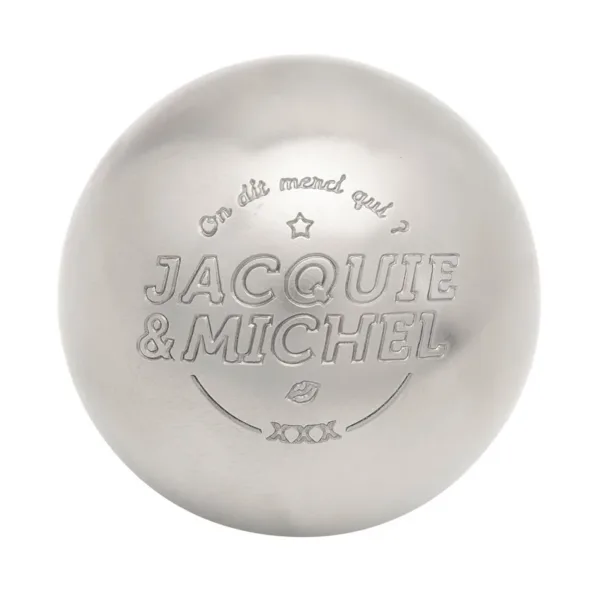 Boules de pétanques Jacquie et Michel