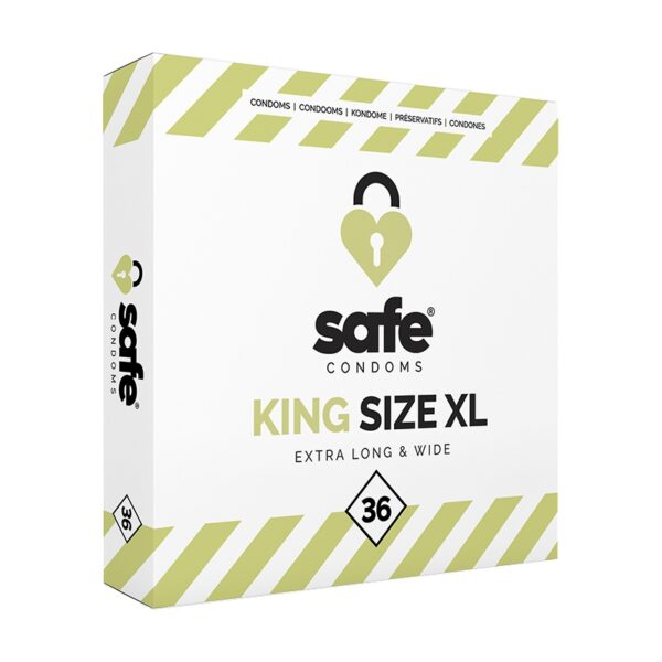 36 préservatifs Safe King Size XL