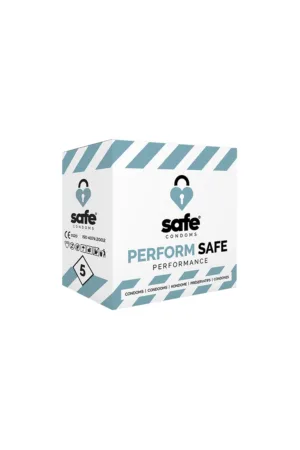 5 préservatifs Safe Performance - 94edenstreet.com - sexshop en ligne
