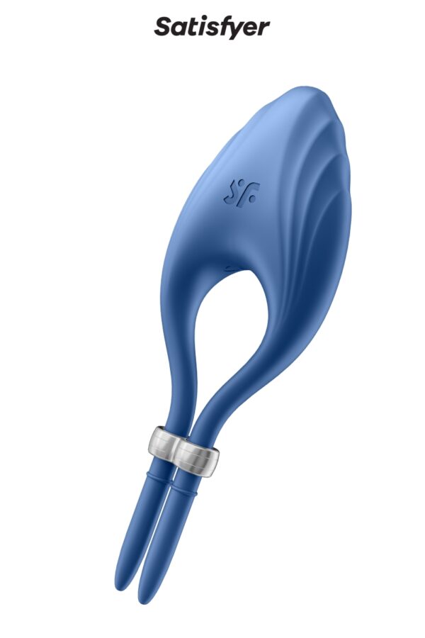 Anneau vibrant Duelist bleu – Satisfyer - 94edenstreet.com - sexshop en ligne
