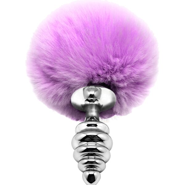 Plug métal Fluffy Twist S mauve – Alive