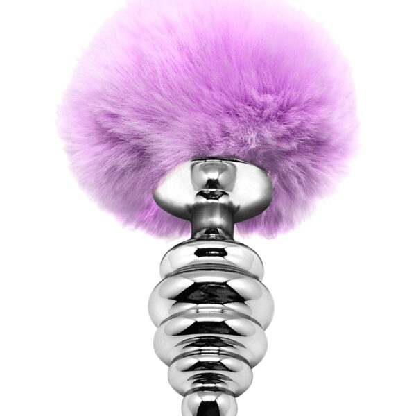 Plug métal Fluffy Twist M mauve – Alive