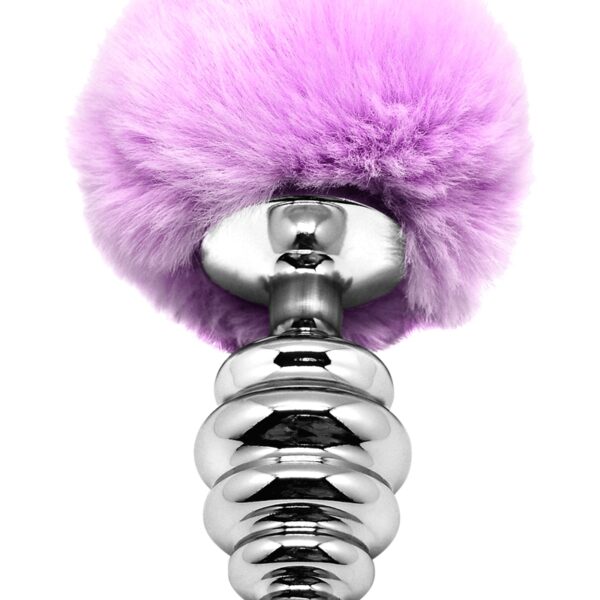 Plug métal Fluffy Twist L mauve – Alive