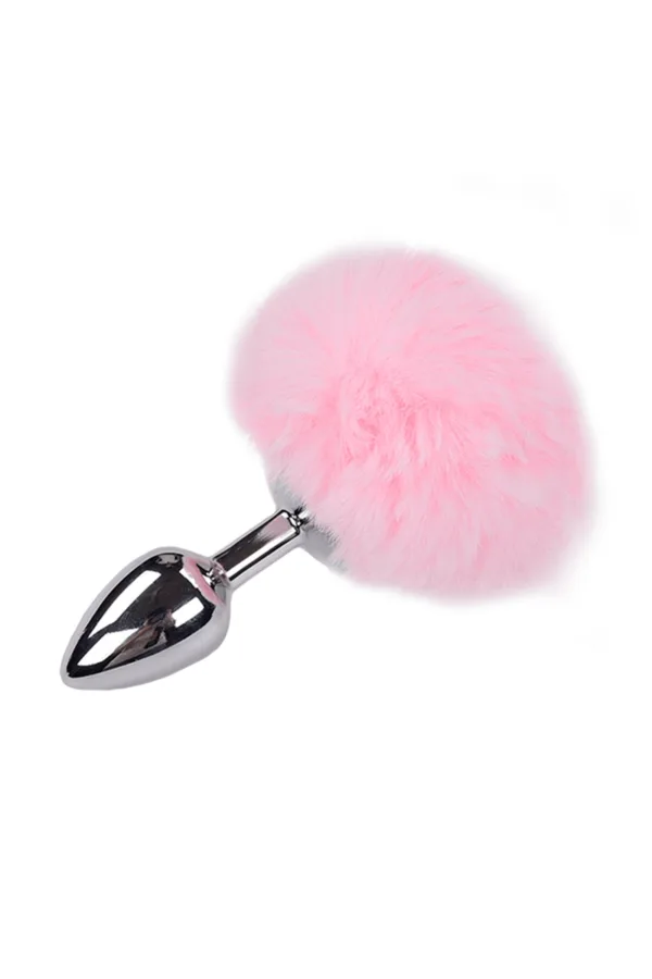 Plug métal Fluffy S rose – Alive - 94edenstreet.com - sexshop en ligne