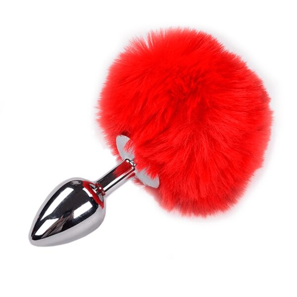 Plug métal Fluffy S rouge – Alive