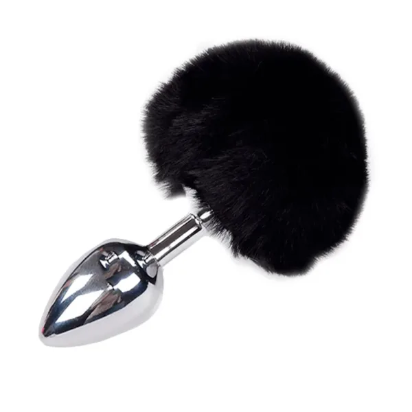 Plug métal Fluffy M noir – Alive