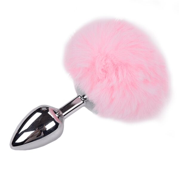 Plug métal Fluffy M rose – Alive