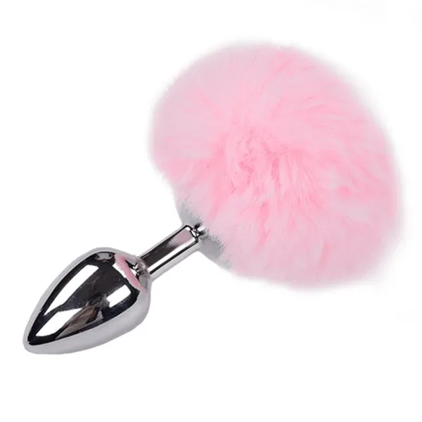 Plug métal Fluffy M rose – Alive