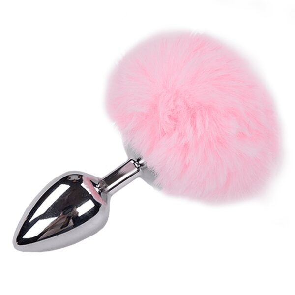 Plug métal Fluffy L rose – Alive