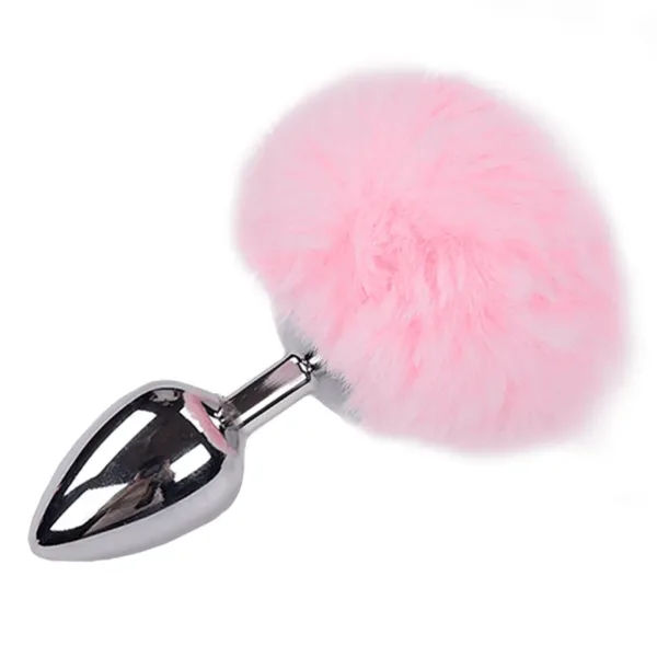 Plug métal Fluffy L rose – Alive