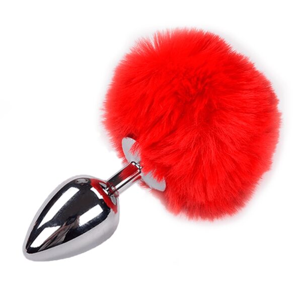 Plug métal Fluffy L rouge – Alive