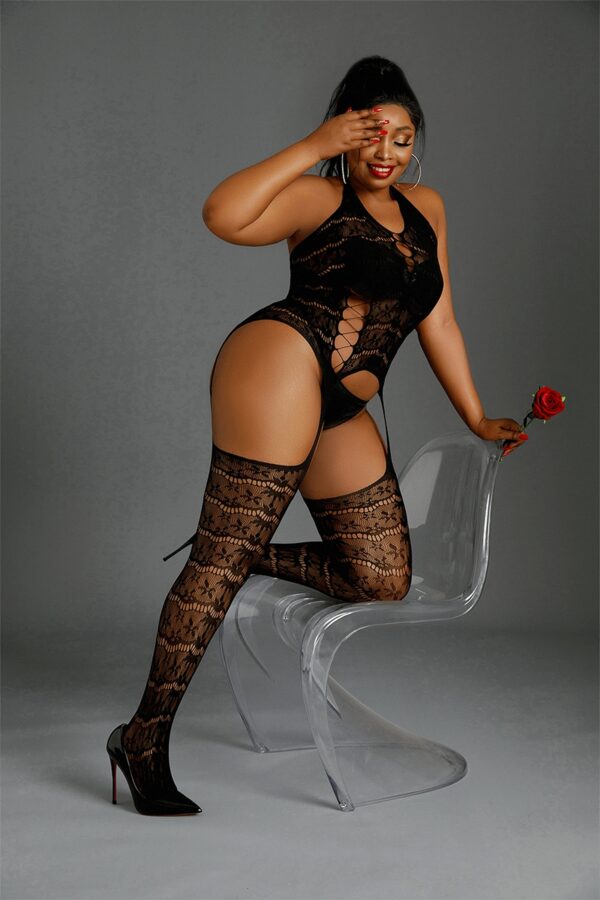 Combinaison résille N°02 Queen Size – Moonlight - 94edenstreet.com - sexshop en ligne