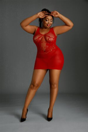 Robe résille N°08 Queen Size – Moonlight - 94edenstreet.com - sexshop en ligne