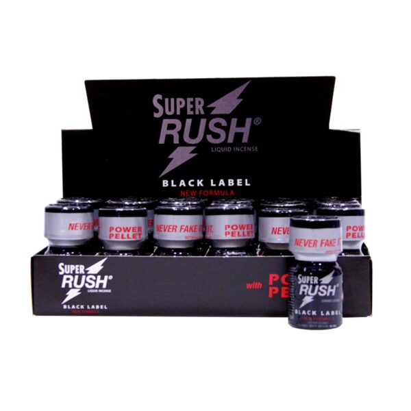 Box 18 poppers Super Rush Black Label 10ml