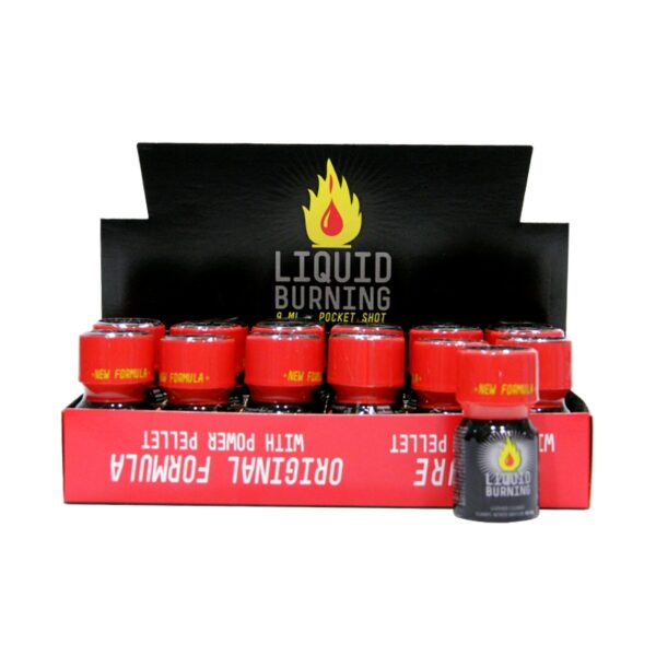 Box 18 poppers Liquid Burning 10ml