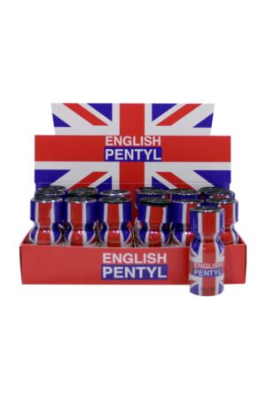 Box 18 poppers English Pentyl 15ml