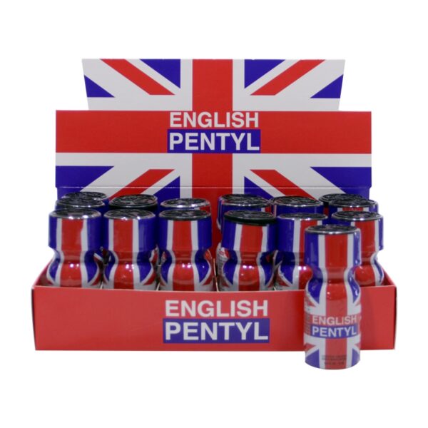 Box 18 poppers English Pentyl 15ml