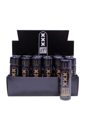 Box 18 poppers Amsterdam XXX Black Label Amyl 24ml