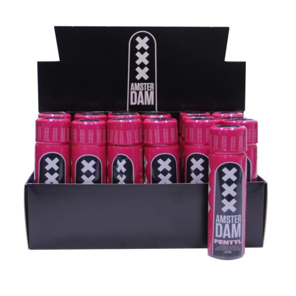 Box 18 poppers Amsterdam XXX Pentyl 24ml