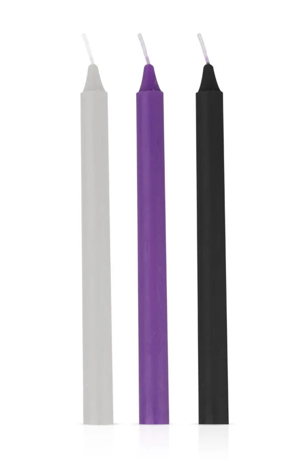 3 Bougies sensuelles Hot Wax - 94edenstreet.com - sexshop en ligne