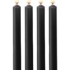 4 bougies SM noires Large – Ouch! - 94edenstreet.com - sexshop en ligne