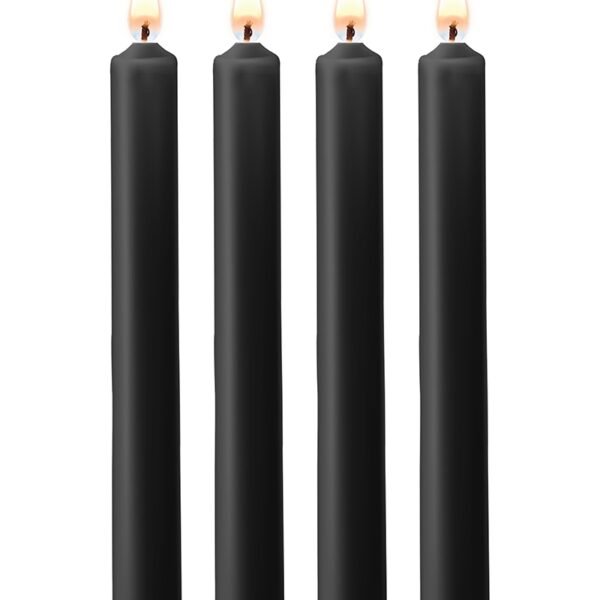 4 bougies SM noires Large – Ouch!