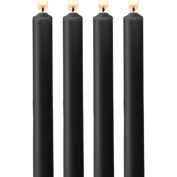 4 bougies SM noires Large – Ouch!