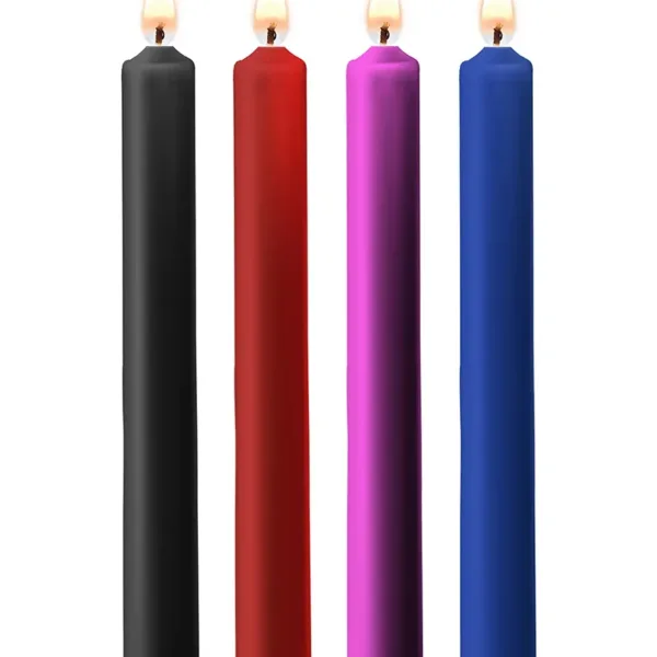 4 bougies SM colorées Large – Ouch!