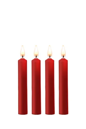 4 bougies SM rouges – Ouch! - 94edenstreet.com - sexshop en ligne