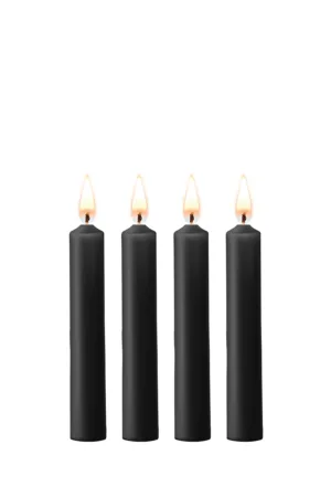 4 bougies SM noires – Ouch! - 94edenstreet.com - sexshop en ligne