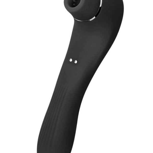Stimulateur clitoridien Smooch noir – Wooomy