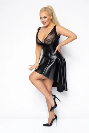 Robe fendue Queen Size F268 - 94edenstreet.com - sexshop en ligne