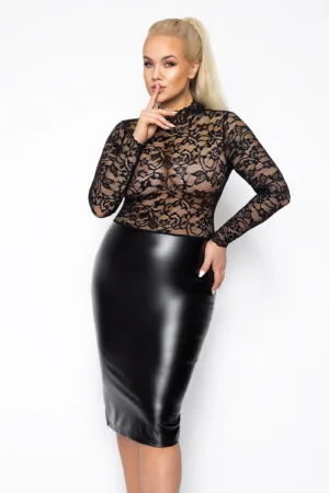 Robe mi longue Queen Size F269 - 94edenstreet.com - sexshop en ligne