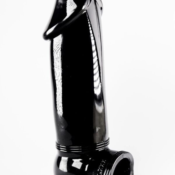 Gaine de pénis semi-réaliste noire 19×4,5 cm – Zizi