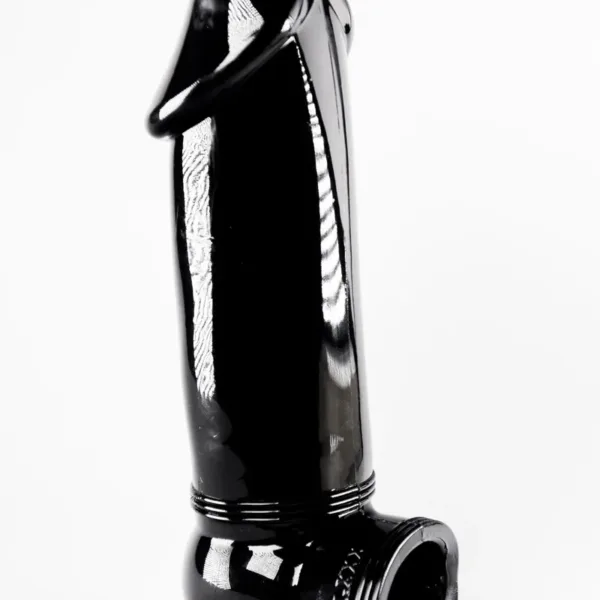 Gaine de pénis semi-réaliste noire 19×4,5 cm – Zizi