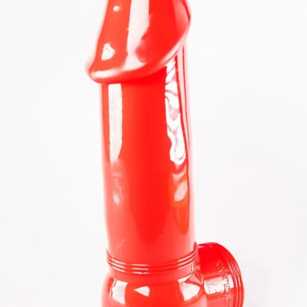 Gaine de pénis semi-réaliste rouge 19×4,5 cm – Zizi