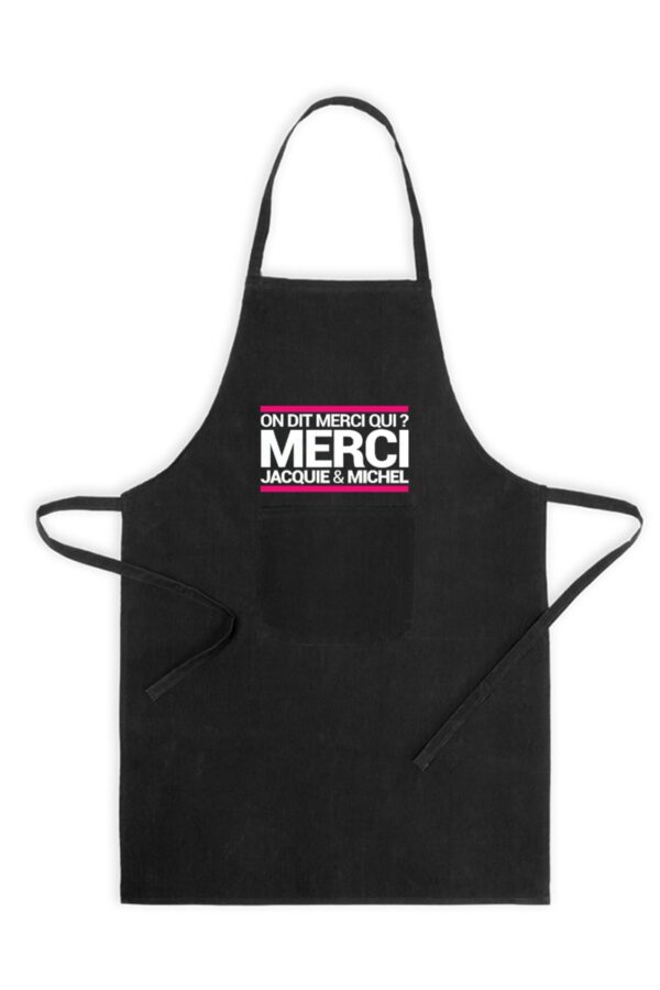 Tablier JM – On dit merci qui - 94edenstreet.com - sexshop en ligne