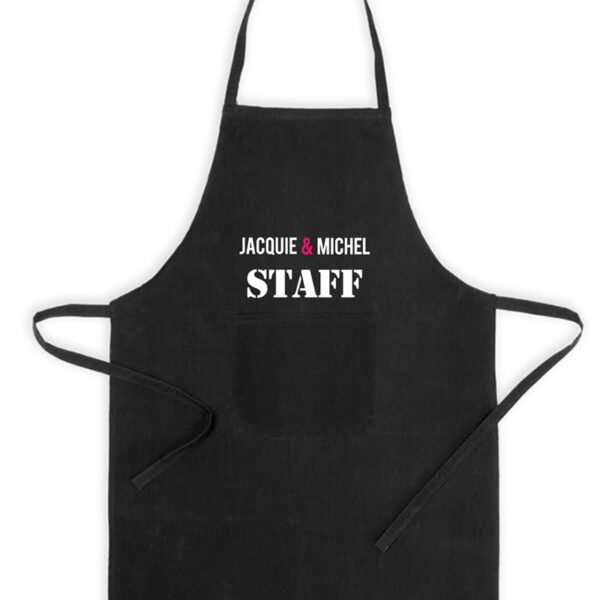 Tablier Staff – Jacquie et Michel