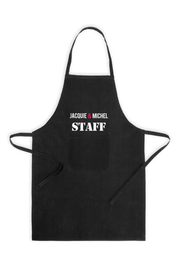 Tablier Staff - Jacquie et Michel