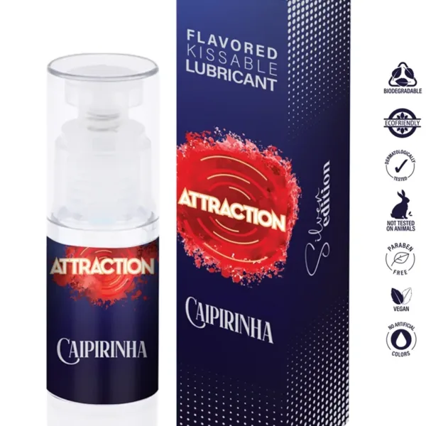 Lubrifiant embrassable parfum Caipirinha – Attraction