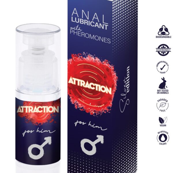 Lubrifiant anal aux phéromones pour homme – Attraction