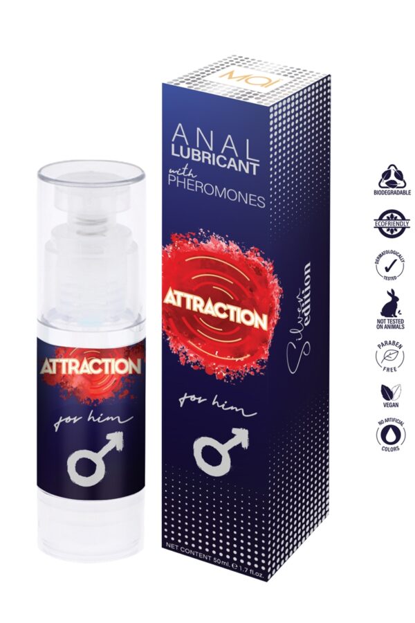 Lubrifiant anal aux phéromones pour homme – Attraction - 94edenstreet.com - sexshop en ligne