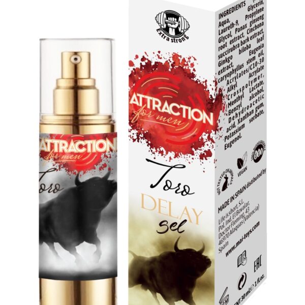 Gel retardant Toro  Extra fort 30ml – Attraction